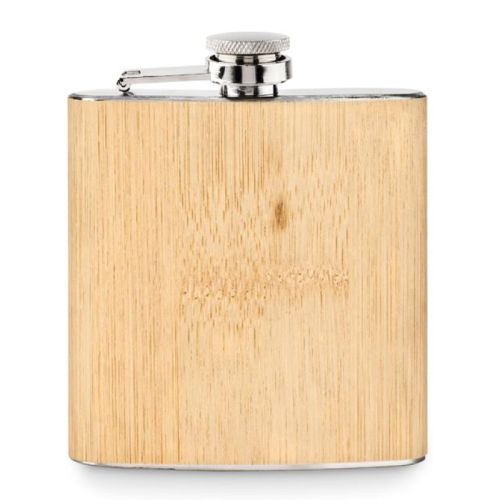 Hip flask bamboo - Image 2